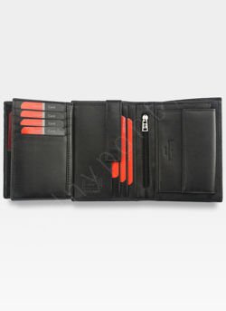 Pánská peněženka Pierre Cardin Leather Classic Black Tilak26 330 RFID Black + Red