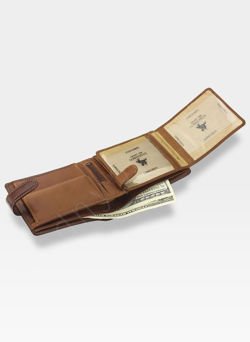 Visconti Pánská kožená peněženka Torino TR35 RFID Hnědá